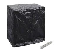“Winter Sale""TOP Housses pour meubles d'extérieur Noir - Housse de salon de jardin Table de ping-pong 160x55x182cm PRO76096