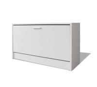 “Winter Sale""TOP Meuble à chaussures Blanc - Banc à chaussures 80x24x45cm Blanc PRO89290