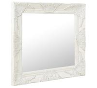 “Winter Sale""TOP miroir mural magnifique Blanc - Miroir mural style baroque 50x50cm Blanc PRO91216