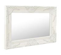 “Winter Sale""TOP miroir mural magnifique Blanc - Miroir mural style baroque 60x40cm Blanc PRO52566