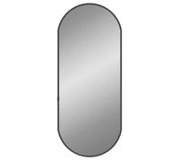 “Winter Sale""TOP miroir mural magnifique Noir - Miroir mural Noir 60x25cm Ovale PRO25548