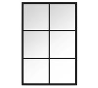 “Winter Sale""TOP miroir mural magnifique Noir - Miroir mural noir 60x40cm métal PRO53850