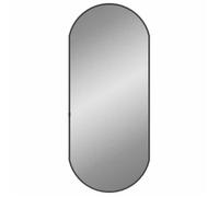 “Winter Sale""TOP miroir mural magnifique Noir - Miroir mural Noir 70x30cm Ovale PRO95151