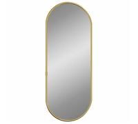 “Winter Sale""TOP miroir mural magnifique Ou - Miroir mural Doré 60x25cm Ovale PRO86791