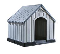 “Winter Sale""TOP niche pour chien polyvalente jouerr Gris - Niche pour chiens Gris 92x87x91cm Plastique PRO60069