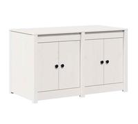 “Winter Sale""TOP Placard suisine Blanc - Armoire de cuisine Blanc 106x55x64cm - bois de pin massif PRO75503