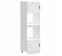 “Winter Sale""TOP Placard suisine Blanc - Armoires de four 2 pcs Porto blanc bois d'ingénierie PRO40237