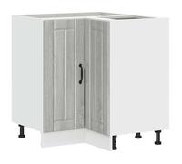 “Winter Sale""TOP Placard suisine Gris - Armoire d'angle de cuisine Lucca sonoma gris bois d'ingénierie PRO25684