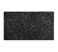 “Winter Sale""TOP Planches à découper Noir - Planches à découper 2 pcs avec motif de granit Verre trempé PRO55420