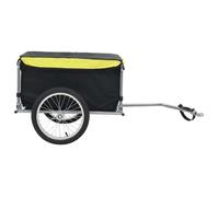 “Winter Sale""TOP Remorques de vélo Noir - Remorque de vélo noir et jaune 65 kg PRO96187