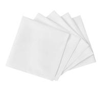 “Winter Sale""TOP Serviettes en tissu Blanc - Serviettes de table 100 pcs Blanc 50x50cm PRO86473