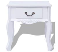 “Winter Sale""TOP Table à café Blanche - Table de chevet MDF Blanche PRO14513