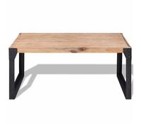 “Winter Sale""TOP Table à café Brun - Table basse bois d'acacia massif 100x60x45cm PRO18772