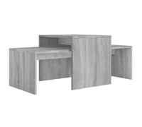 “Winter Sale""TOP Table à café Gris - Ensemble table basse Sonoma gris 100x48x40cm - bois d'ingénierie PRO77725