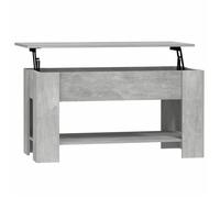 “Winter Sale""TOP Table à café Gris - Table basse gris béton 101x49x52cm - bois d'ingénierie PRO94317