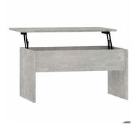 “Winter Sale""TOP Table à café Gris - Table basse gris béton 80x50,5x41,5cm - bois d'ingénierie PRO45014