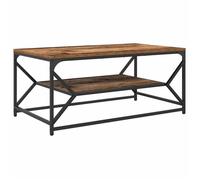 “Winter Sale""TOP Table à café Marron - Table basse Bois ancien 90x50x40cm PRO87918