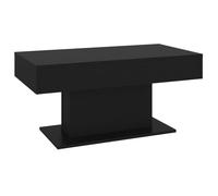 “Winter Sale""TOP Table à café Noire - Table basse Noire 96x50x45cm - bois d'ingénierie PRO99566