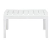 “Winter Sale""TOP Table de jardin Blanc - Table de jardin Blanc 78x55x38cm Plastique PRO48816