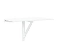 “Winter Sale""TOP Tables pliantes Blanc - Table murale rabattable Blanc 100x60cm PRO64815