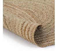 “Winter Sale""TOP Tapis de couloir Beige - Tapis Jute tressé 90cm rond PRO25857