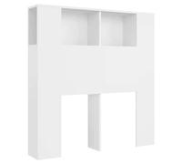 “Winter Sale""TOP Tête de lit Blanc - Armoire à tête de lit Blanc 100x18,5x102,5cm PRO35262