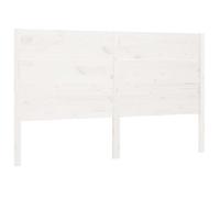 “Winter Sale""TOP Tête de lit Blanc - Tête de lit Blanc 146x4x100cm - bois massif de pin PRO40424