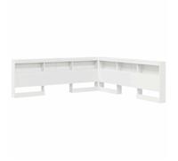 “Winter Sale""TOP Tête de lit Blanc - Tête de lit de rangement Blanc 200cm - bois d'ingénierie PRO44175