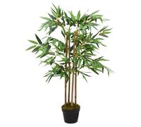“Winter Sale""TOP Vert - Plante artificielle avec pot Bambou Twiggy 90cm PRO82865