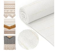 Winter Shore Grande Toile de Moine Tissu Tufting, 200 x 216 cm | Capitonnage avec Lignes Marquées pour Tufting Tapis & Broderie, Toile Punch Needle & Tufting Gun en Coton Polyester