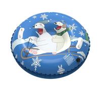 Winter Sled, Inflatable Play Toy, Heavy Sliding Disk, High Speed Bottom, Smooth Gliding Performance, Outdoor Sports Equipment, Large Sitting Size for Boys Girls Teens Camping