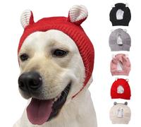 Winter Soft Warm Rabbit Ear Design Puppy Caps, Beanie Dog Hat, Fashion Soft Winter Warm Rabbit Ear Design Puppy Caps, for Large Dogs and Cats.(Red,S)