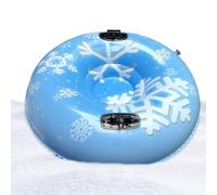 Winter Sport Ring - Sledding Tube for Family Joy | Thick PVC Material with Double Handles, Comfortable Grip for Safe Ride, Inflatable Snow Gear for Gathering Beach Walkway and Driveway
