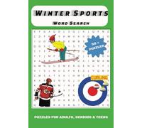 Winter Sports Word Search: Easy to Read Print about Sports, Activities, Equipment and More during the Winter | 6x9 inches, 110 ... for fun, Travelling and Relaxation.