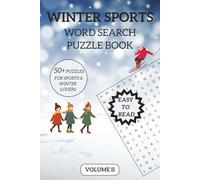 Winter Sports Word Search Puzzle Book: Word Searches with Easy to Read about Sports, Winter Sports with Fun Facts and Trivia Challenges and More I 6x9 ... for Back to School, Holidays, and Free Times