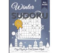 Winter Sudoku Logic Puzzle Book: 80 Fun and Relaxing 9×9 Puzzles for Adults, Seniors, and Teens | Very Easy Difficulty