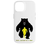 Winter Tale Stage Direction Exit Bear Shakespeare Comédie Coque pour iPhone 14