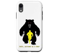 Winter Tale Stage Direction Exit Bear Shakespeare Comédie Coque pour iPhone XR