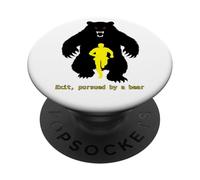Winter Tale Stage Direction Exit Bear Shakespeare Comédie PopSockets PopGrip Adhésif