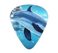 Winter The Dolphin 12 médiators par paquet, disponibles en 3 épaisseurs différentes, adaptés pour guitares électriques, ukulélés, etc.