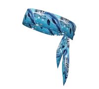 Winter The Dolphin Sports Head Tie Confortable Respirant Tendance Unisexe Convient pour Course Yoga Fitness et autres Sports.