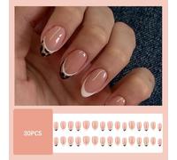 Winter Theme With Snowflake Designs Durability Fake Nails For Festive Occasions Easy Application Christmas Snowflake Press On Nail