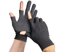 Winter Thermal Gloves - Fingerless Microfiber | Breathable Wear-Resistant Cold Weather Mittens - Anti-Slip Outdoor Sports Gear - Skiing Cycling Running Hiking Fishing Gardening