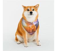 Winter Under The Sunshine Bandana pour chiens de petite, moyenne et grande taille, écharpe triangulaire pour chat ou garçon