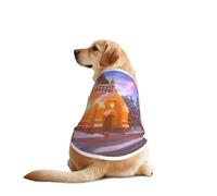 Winter Under The Sunshine Chemise pour chien de grande et moyenne taille - T-shirt en maille respirante, parfait pour un usage quotidien et des occasions spéciales