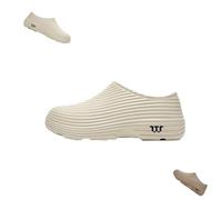 Winter Warm Fleece Armadillos,Fur Lined Clogs for Men Women,Waterproof Anti-Oil Walking Slipper Unisex (white,40)