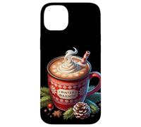 Winter Warmth Accessories Women Hot Cocoa Mug for Christmas Coque pour iPhone 14 Plus