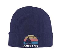 Winter Warmth,Amity '75 The Summer of Great White Shark Jaws Knitted Hat Beanies Winter Hat Warm Unisex New Cap Men Women Gifts