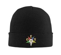 Winter Warmth,OES Emblem Order of The Eastern Star Bonnet Hats Hip Hop Knitting Hat for Men Women Autumn Winter Warm Skullies Beanies Caps