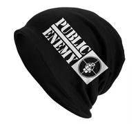 Winter Warmth,Public Enemy Bonnet Hats Public Enemy Logo T Shirt Knit Hat Adult Unisex Fashion Warm Soft Beanie Hats Autumn Gym Custom Caps